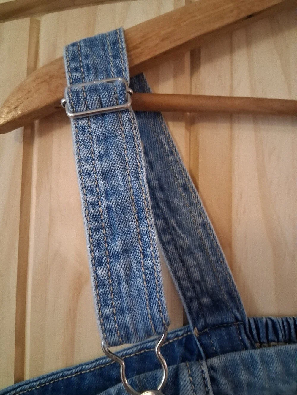 American Eagle Denim Cropped Top Sz L